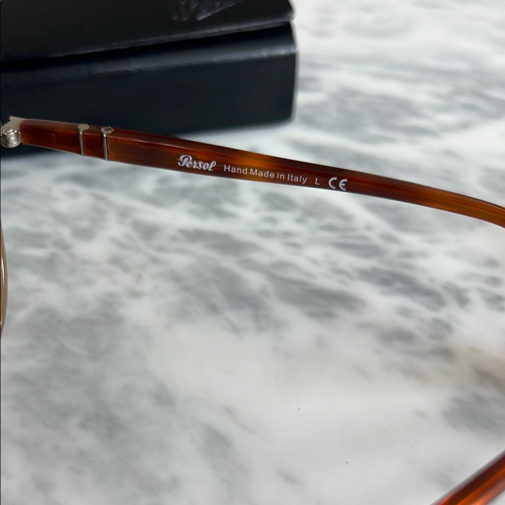 Unisex Persol Brown Tortoise Sunglasses - Picture 4 of 5